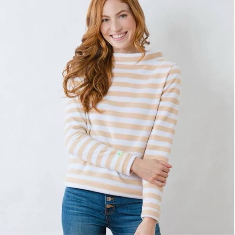 Dudley Stephens Cream Cowl Neck Sweater